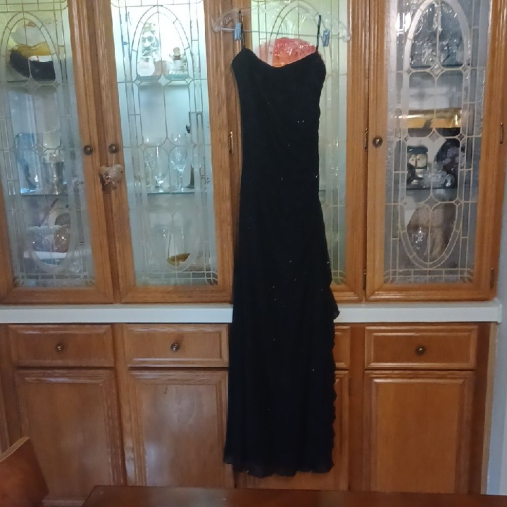 City Triangles  Vintage Fairy  Grunge Black Witchy  Strapless  Mermaid  Dress M